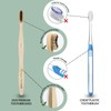 Virgin Forest Bamboo Toothbrush, Biodegradable Soft Bristles Toothbrushes, Wooden Toothbrush