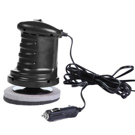 Mini Car Waxing Machine 12V High Efficiency Polishing Detailing Scratch Remover Machine Electric Portable Car Waxer Black