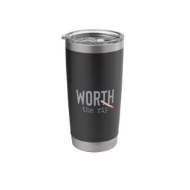 Worth The Rip Wax Specialist Waxing Esthetician Stainless Steel Insulated Tumbler