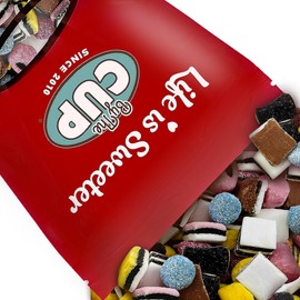 By The Cup English Licorice Allsorts Candy, 2 lb Bulk Bag