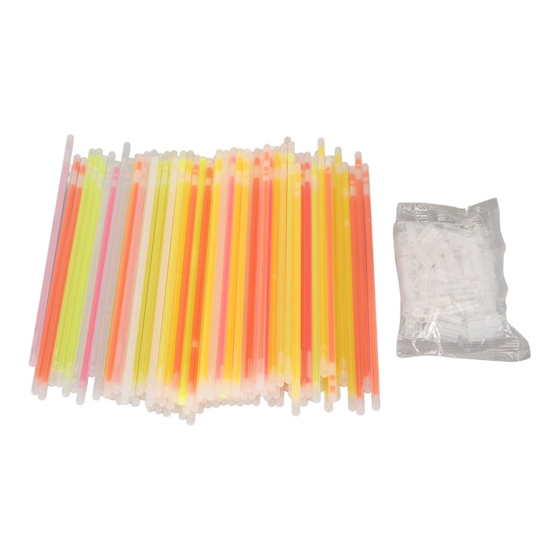 100PCS Glow Sticks Safe Waterproof Light Sticks Glow in The