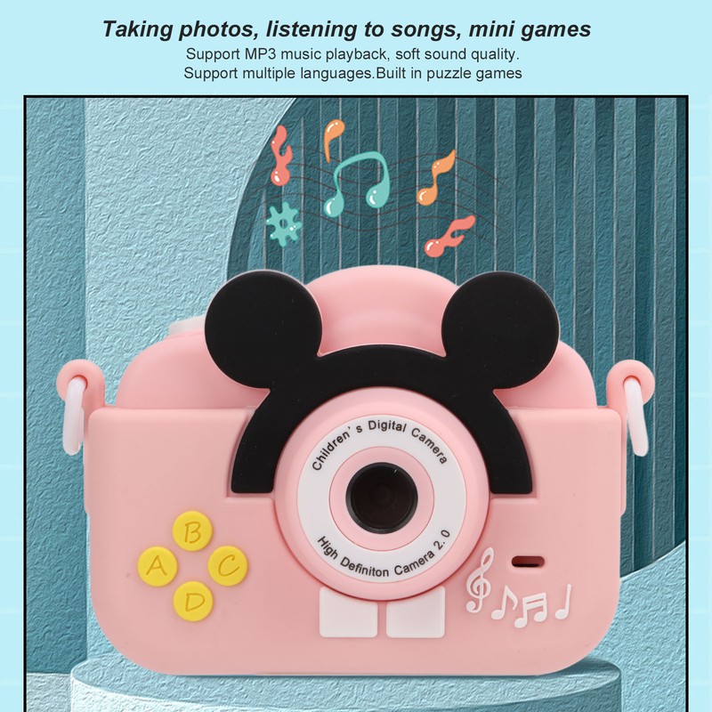Kids Mini Digital Camera 2 Inch Screen 2MP High Definition