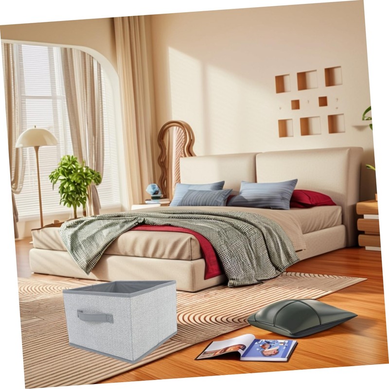 Ciieeo Transform Your Closet 2pcs Fabric Cube Storage Bins Multi-functional