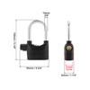 QWORK Alarm Lock, 110 Db Universal Security Alarm Lock System