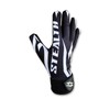 Scale Wear Black Stealth Football Receiver Gloves - Grip Silicone