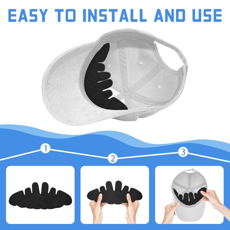 20 Pieces Hat Shaper Insert for Baseball Caps, Flexible Washable