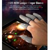 Professional Pure Silver Fiber Finger Sleeves Gloves for Mobile Gaming