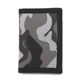 RFID Slim Camouflage Wallet,Trifold Wallet for Men & Boys Anti-Theft Polyester Fabric Urban Minimalist Design Wallet Compact Size 4.72 x 3.15 inch Unisex for Travel and Sports