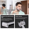 Keropy Professional Heavyweight Butterfly Safety Razor for Men - Stainless