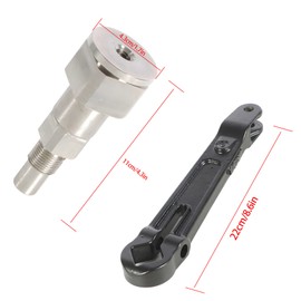 WFLNHB Upper Gimbal Steering Arm Shaft Pin Replacement for MerCruiser 866322A01 866718A01