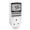 NOVKIT Digital Security Timer Plug Socket Programmable Switch Timer with