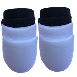 QKAIFRYSUG Hombreras para hombre, ropa de espuma de esponja, chaqueta, camiseta, vestido, costura, 2 pares, blanco y 2 pares negro