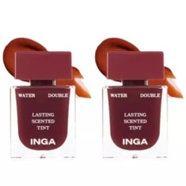 Inga 잉가 워터 래스팅 센티드 웜톤 립틴트 우드무드 X2개 Inga Water Lasting Scented Warm Tone Lip Tint Wood Mood X2 pcs