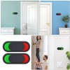 TEHAUX 8Pcs Vacant Occupied Privacy Sign Open Closed Slide Door