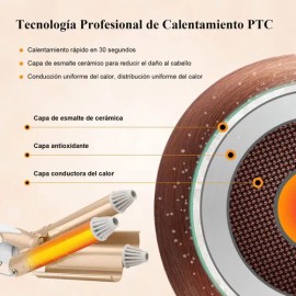 Tenaza Rizador De Cabello 25mm Enchinador Pelo                                                                                                        