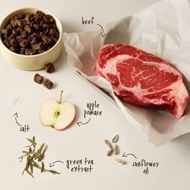 Full Moon Pure Protein Air Dried Dog Food Ranch Raised Beef Recipe 2lb