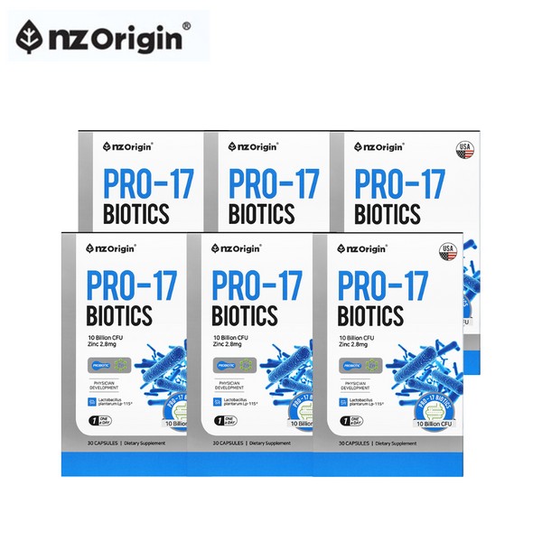 Enget Origin Gut Health Live Lactobacillus Enget Origin Pro-17 Biotics 30 Capsules 6 / 엔젯오리진 장건강생유산균 엔젯오리진 프로-17 바이오틱스 30캡슐 6개