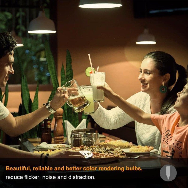 inShareplus LED Light Bulb, 16W E12 Base, 1500LM 120W Equivalent,