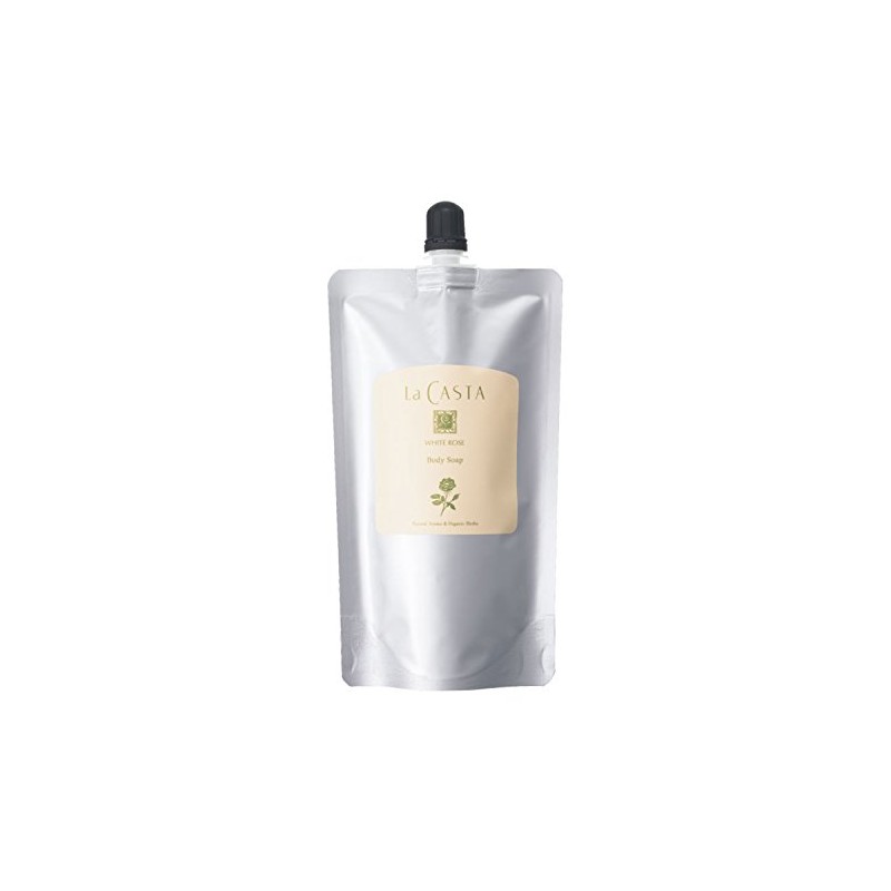 Lakaca White Rose Body Soap (Refill), 13.2 fl oz (390