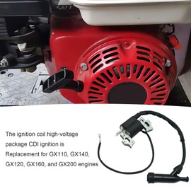 MDEOOSKY Ignition Coil Replacement for GX110 GX120 GX140 GX160 GX168 GX200 5.5HP 6.5HP Engine Replaces 30500-ZE1-013 30500-ZE1-033 30500-ZE1-043 30500-ZE1-053 30500-ZE1-063 30500-ZE1-073