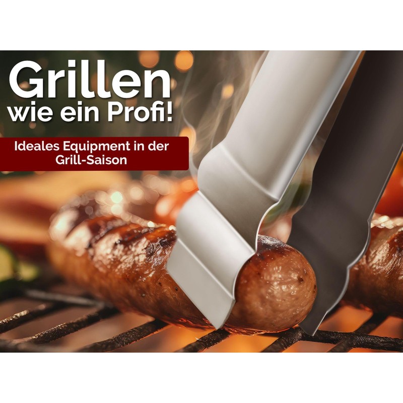 Barbecue Tongs Straight Stainless Steel 20 cm - 60 cm