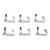 50Pcs Metal Christmas Lights Gutter Hooks Stainless Steel Christmas Lights