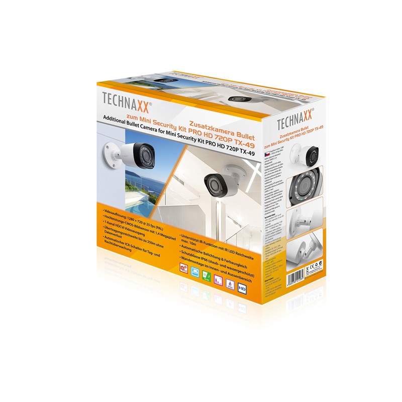 Technaxx 4563 Indoor Dome White 1280 x 720pixels security camera