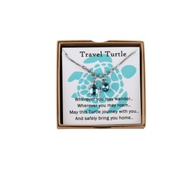 CENWA Sea Turtle Bracelet Turtle Lovers Gift Sea Turtle Charm Bracelet Animal Jewelry for Women (Sea Turtle Br2 CA)