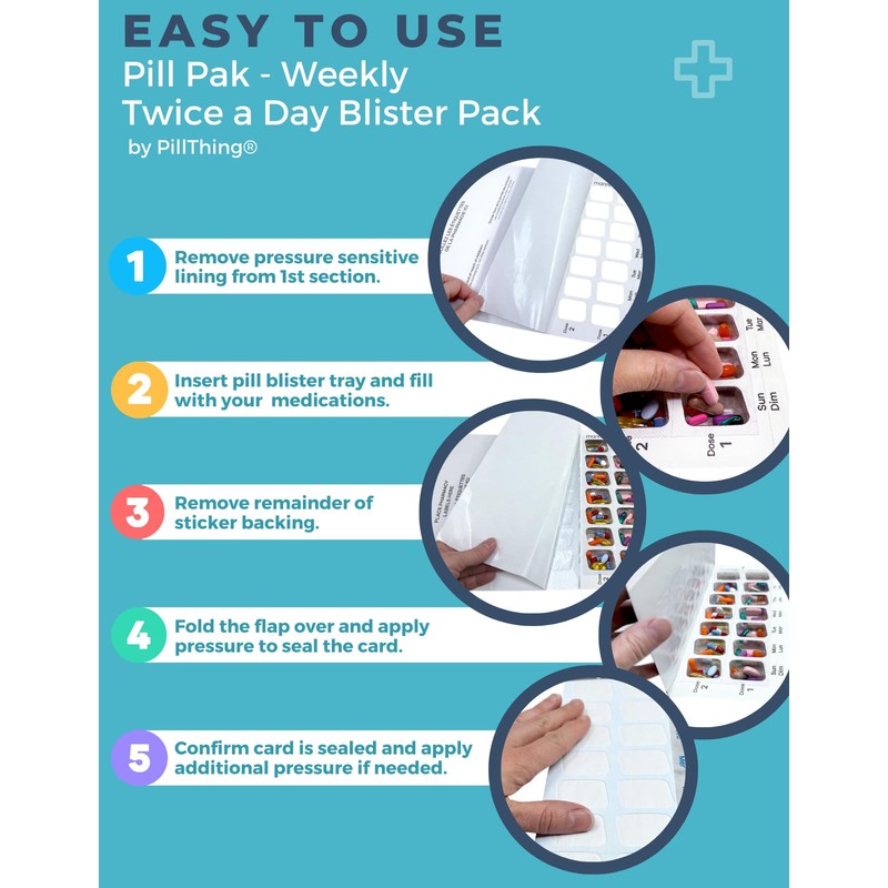 Generic Pill Pak - Weekly Twice a Day Blister Pack,