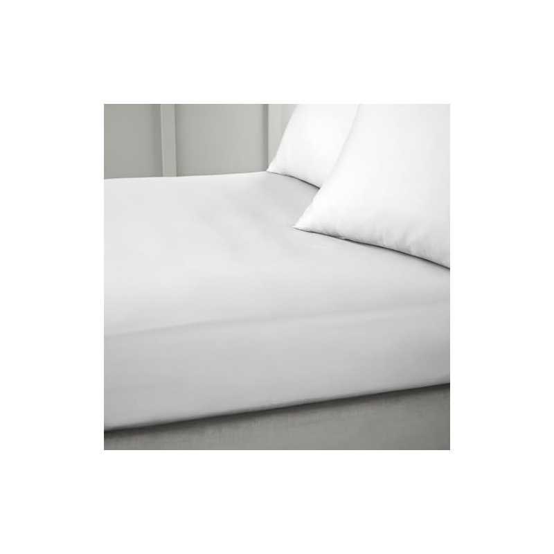 Bianca 400 Thread Count Cotton Sateen Double Fitted Sheet Dove