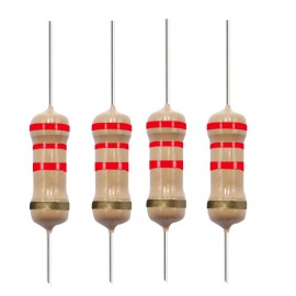 Yageo 10 Pack~100PACK  2.2K Ohm Ω  5% Tolerance 1/2W 0.5 Watt Carbon Film Resistor - 20 Piece