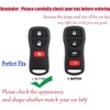 TECART Soft TPU Key Fob Fit for Nissan Armada Frontier