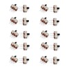 hiBCTR 20-Piece SS-12D00 (1P2T) Toggle Switch Vertical Slide Switch