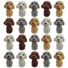 Ranvi 36 PCS Cartoon Animal Dog Eraser,Creative Teddy Dog Shaped
