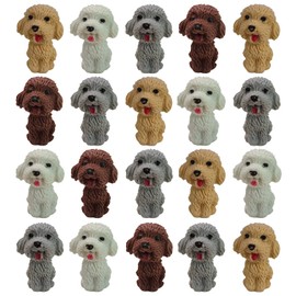 Ranvi 36 PCS Cartoon Animal Dog Eraser,Creative Teddy Dog Shaped Top Eraser Cute Stationery Supplies For Kids Students