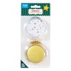 PME Christmas Foil-Lined Cupcake Cases - Golden Stars (Pack of