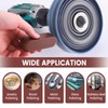 8PCS 6 Inch Buffing & Polishing Wheel Kit for Bench