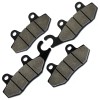 Caltric Front Rear Brake Pads for Kawasaki KL650 KLR650 2008-2024