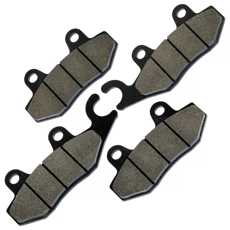 Caltric Front Rear Brake Pads for Kawasaki KL650 KLR650 2008-2024