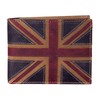 Mala Leather RFID Blocking Union Jack Leather Wallet with Coin