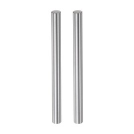 sourcing map Linear Motion Rod Shaft Cable 8 mm x 100 mm Bearing Steel Chrome-Plated Smooth Hardened Rod High Precision Linear Motion Shaft Linear Rail for 3D Printer CNC Craft Tool Pack of 2