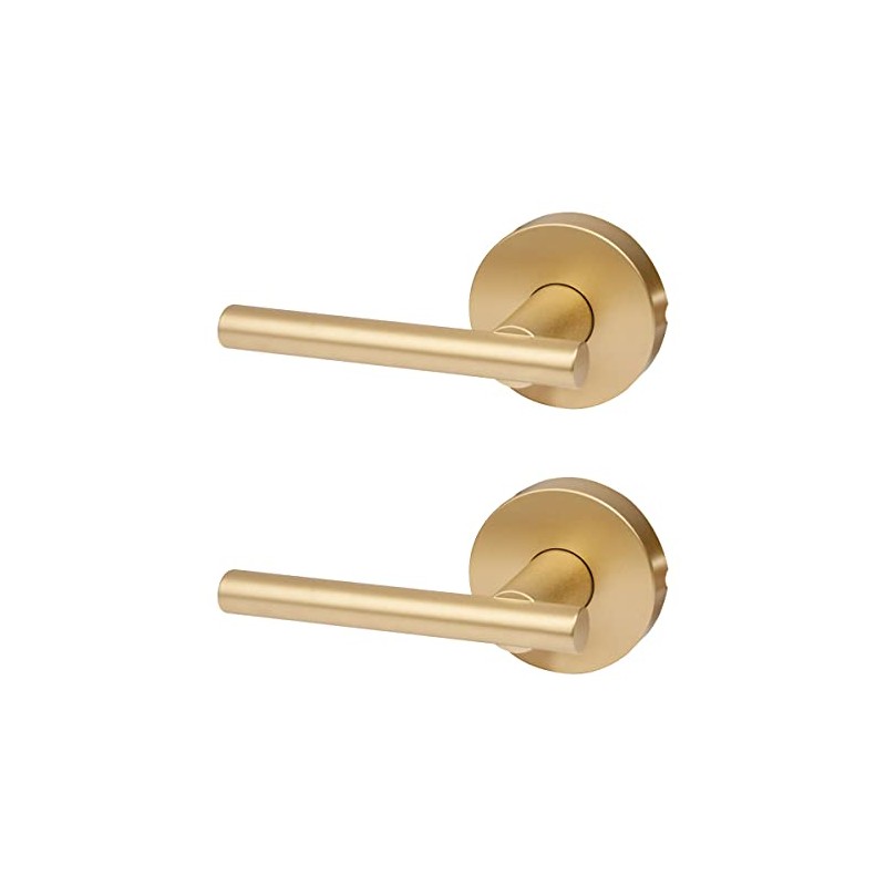 Designers Impressions Kain Design Satin Brass Dummy Non Turning Euro