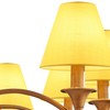 LAMPWELL GERO Yellow Clip on Chandelier Lamp Shades Set of
