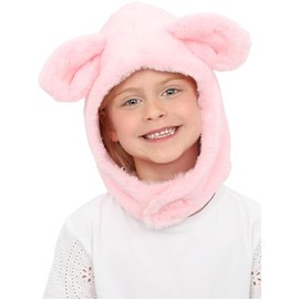 Smiffys Pig Hood, Children's Animal Fancy Dress, Child Dress Up Hats