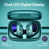 BMANI T16 True Wireless Earbuds, 5.0 HiFi Dual LED Display,