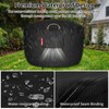 QH.HOME [2025 Upgraded 900D Fabric] Fire Pit Cover Round for