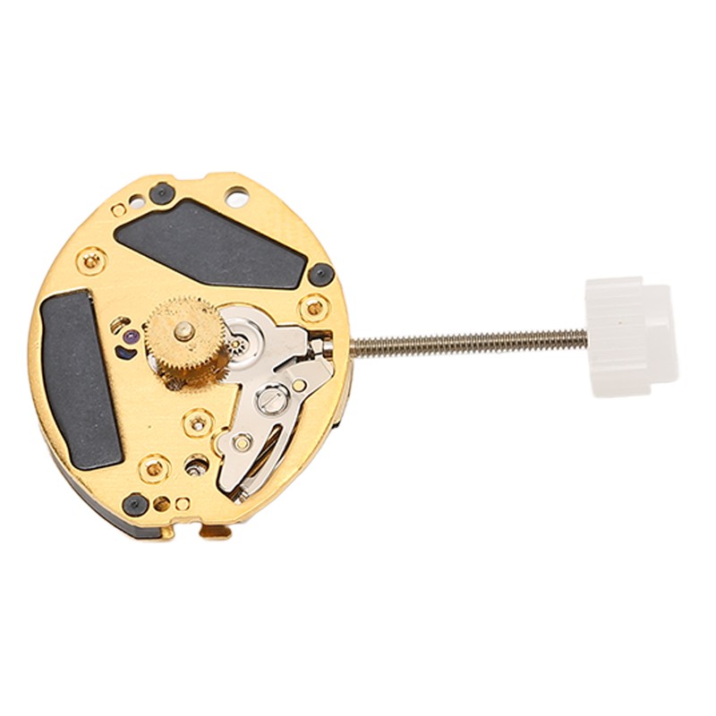 ETA 901001 Quartz Movement Golden Alloy Rhinestone Watch Movement Replacement