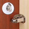JIZZU 10Pcs Cabinet Hinges with Screws, Soft Close Hinges for
