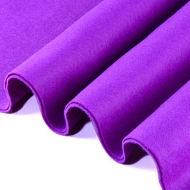 GLOREIEY Soft Felt Fabric 36"x54" 1.4mm Thick for DIY, Sewing, Bulletin Boards, Craft Projects (Purple, 1 Yard)