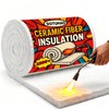 DOTUHAO Ceramic Fiber Insulation, 24"x8"x1"Thick Fireproof Insulation Blanket, 2300F High